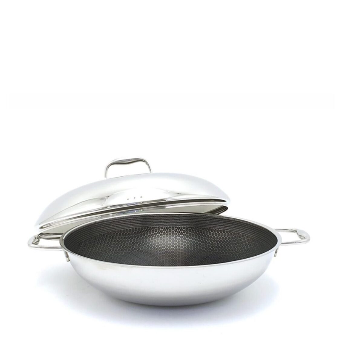 Cookcell Stainless Steel Hybrid 34cm Wok