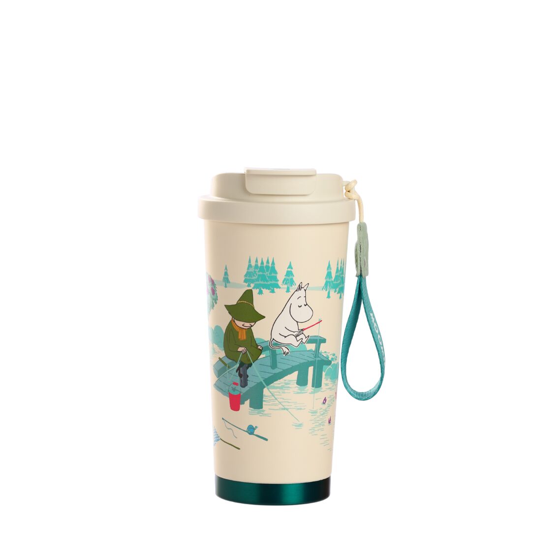 VIPO X Moomin Vaccum Cup 580ml - Happy Fishing MM37433