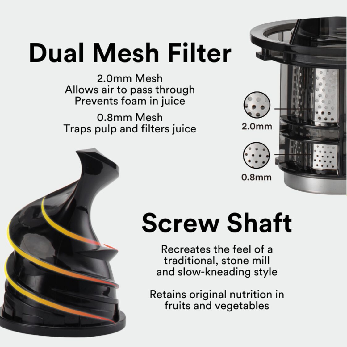 Toyomi Cold Press Slow Juicer (SJ9000)