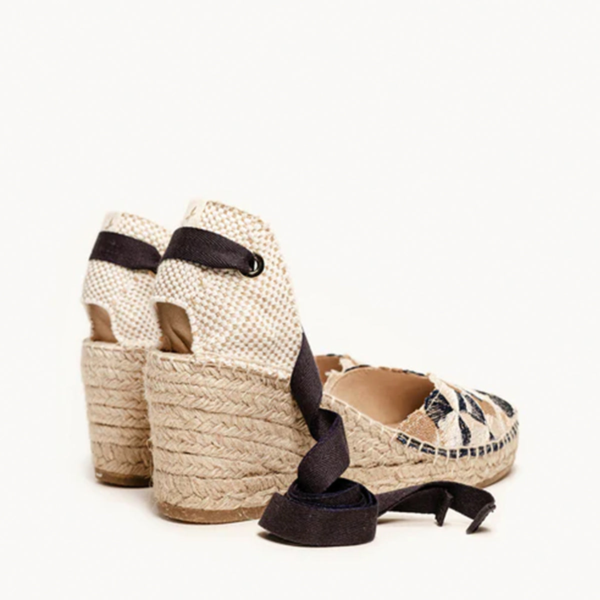 Alhamas Romero Cuna Media Guipure Lace Wedge