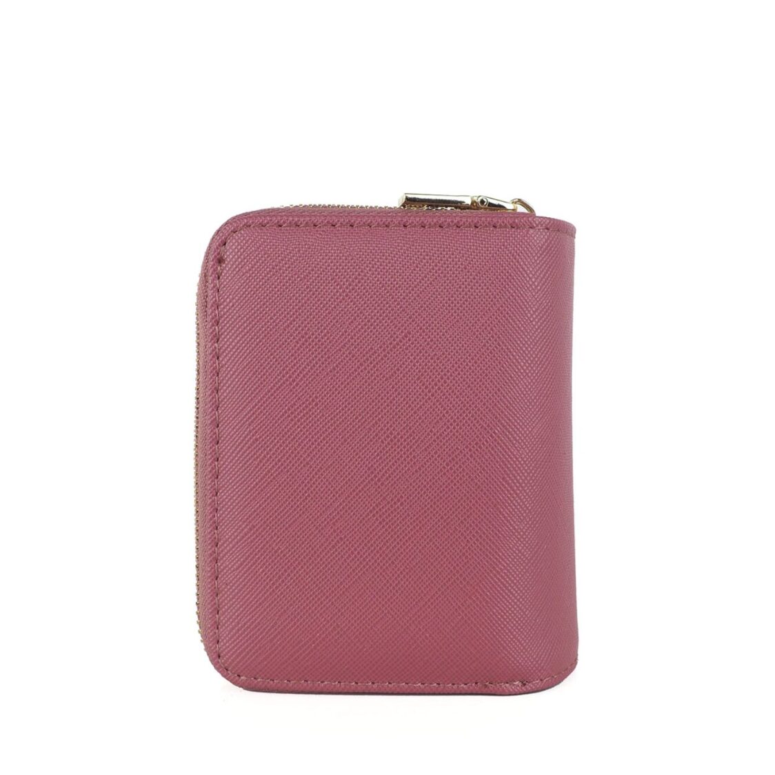 Mel&Co Saffiano Leatherette Key Holder with Zipped Gusset