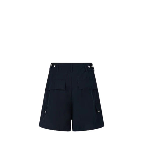 Voice Of Voices Logo Flap Detailed Shorts D/Navy