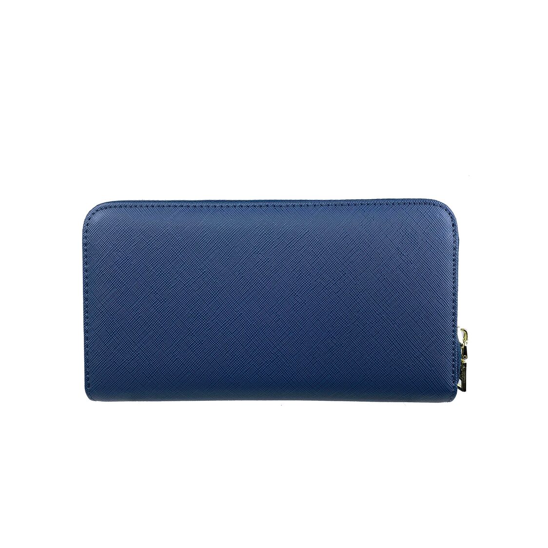 Mel&Co Saffiano Leatherette Zip-Around Long Wallet
