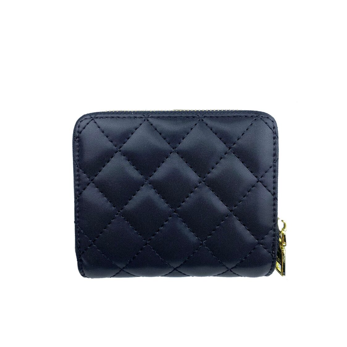 Mel&Co Quilted Bifold Snap Wallet With Zip-Around Compartment