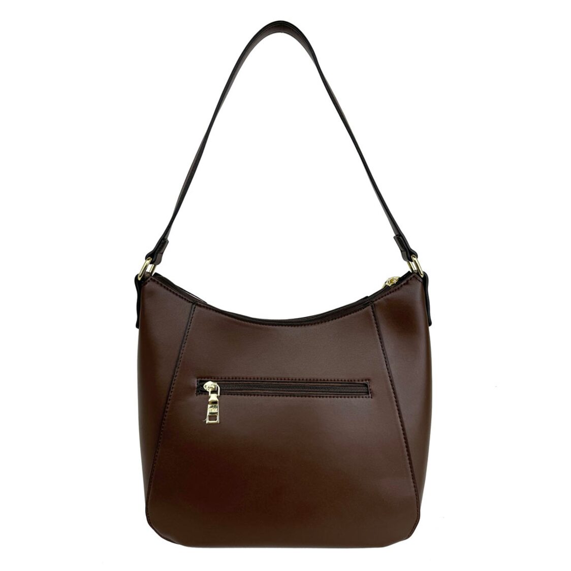 Mel&Co Faux Leather Lightweight Shoulder Bag