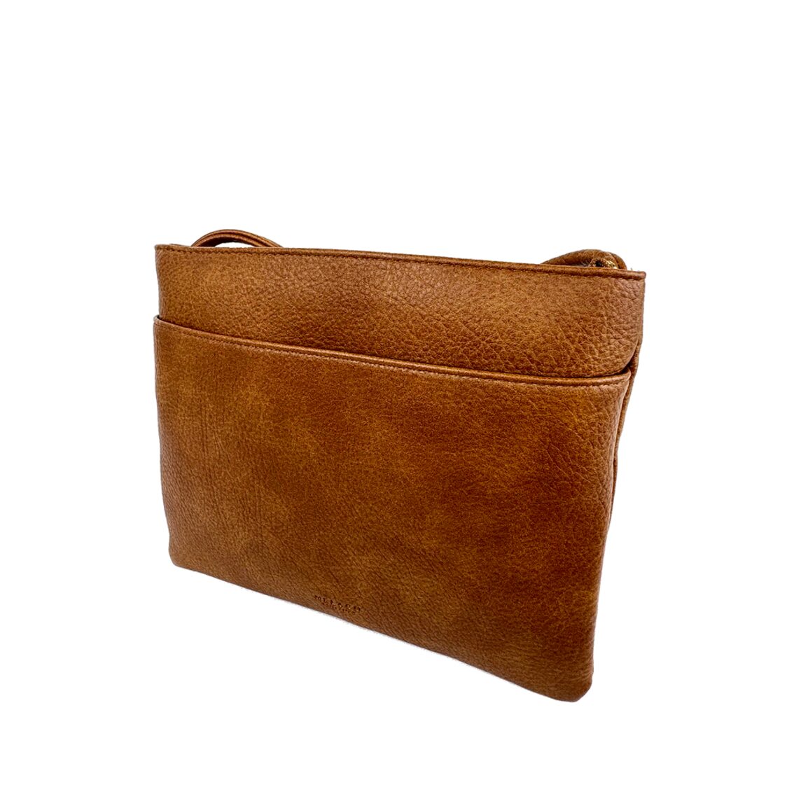 Mel&Co Faux Leather Flat Sling Bag