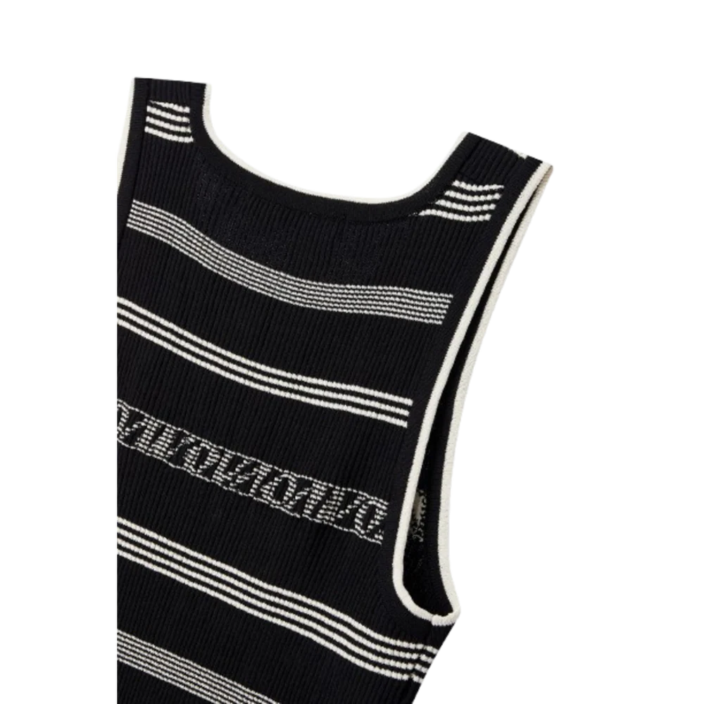 Voice Of Voices Logo Stripe Sleeveless Knit