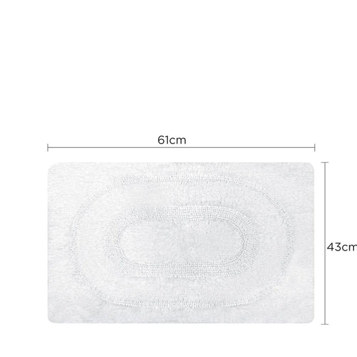 Charles Millen Signature Collection Mie Cotton Tufted Reversible Mat