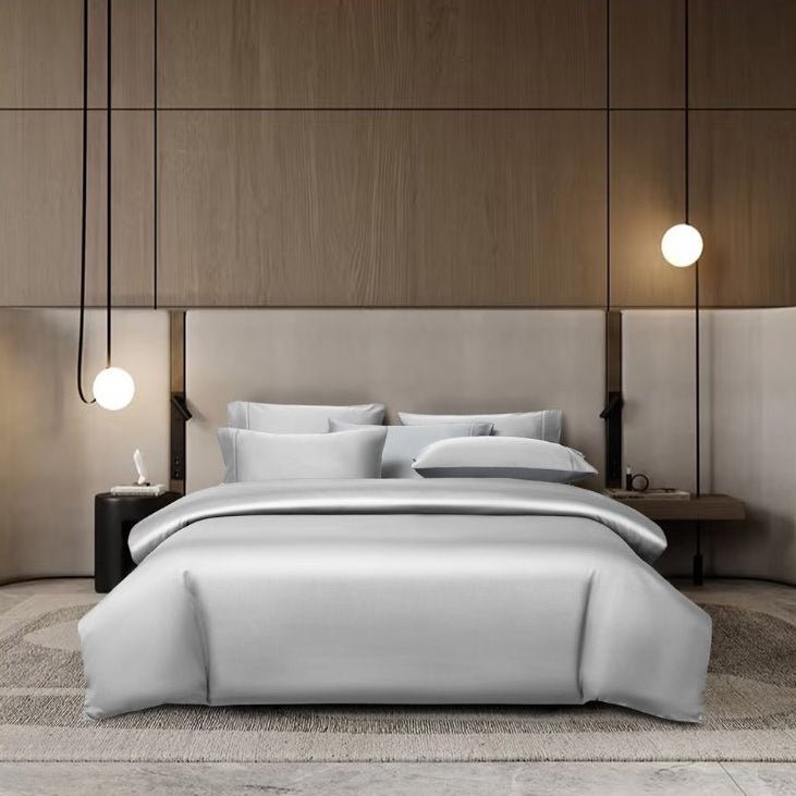 Canopy Creek Fitted Sheet Set - Silver - Metro Singapore Departmental Store - Celebrating 69 Years in SG