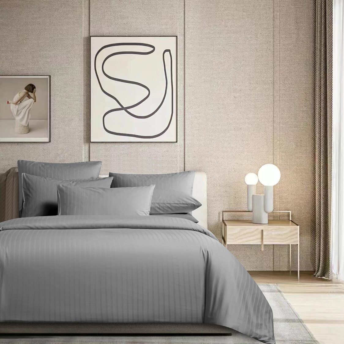 Canopy Emmet Single Bedset - Gravel - Metro Singapore Departmental Store - Celebrating 69 Years in SG