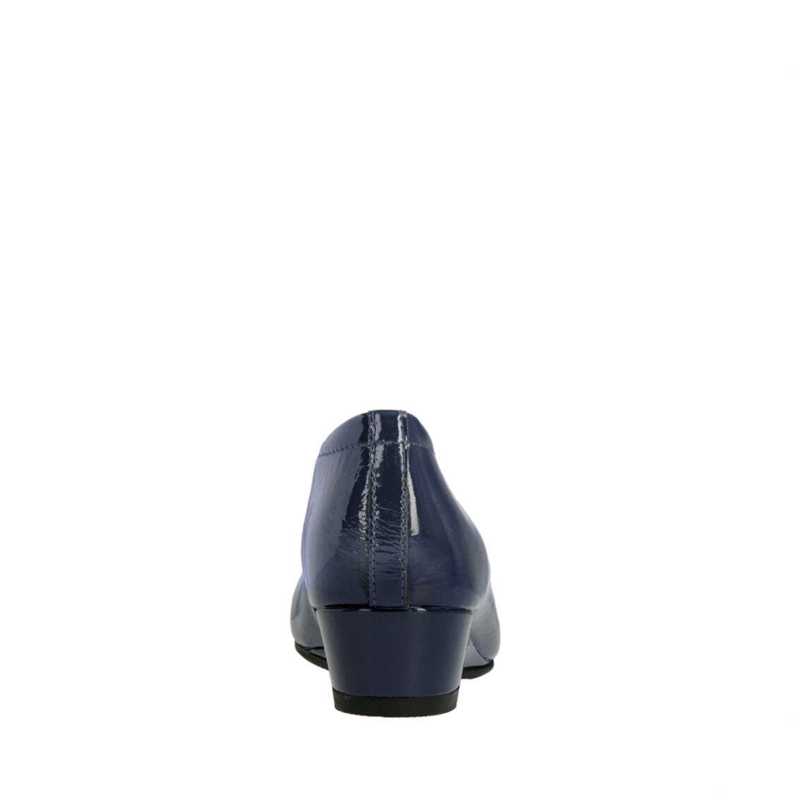 Caratti 1992 Leather Wedged Heels with Buckle (Short) - Navy - Metro Singapore Departmental Store - Celebrating 69 Years in SG