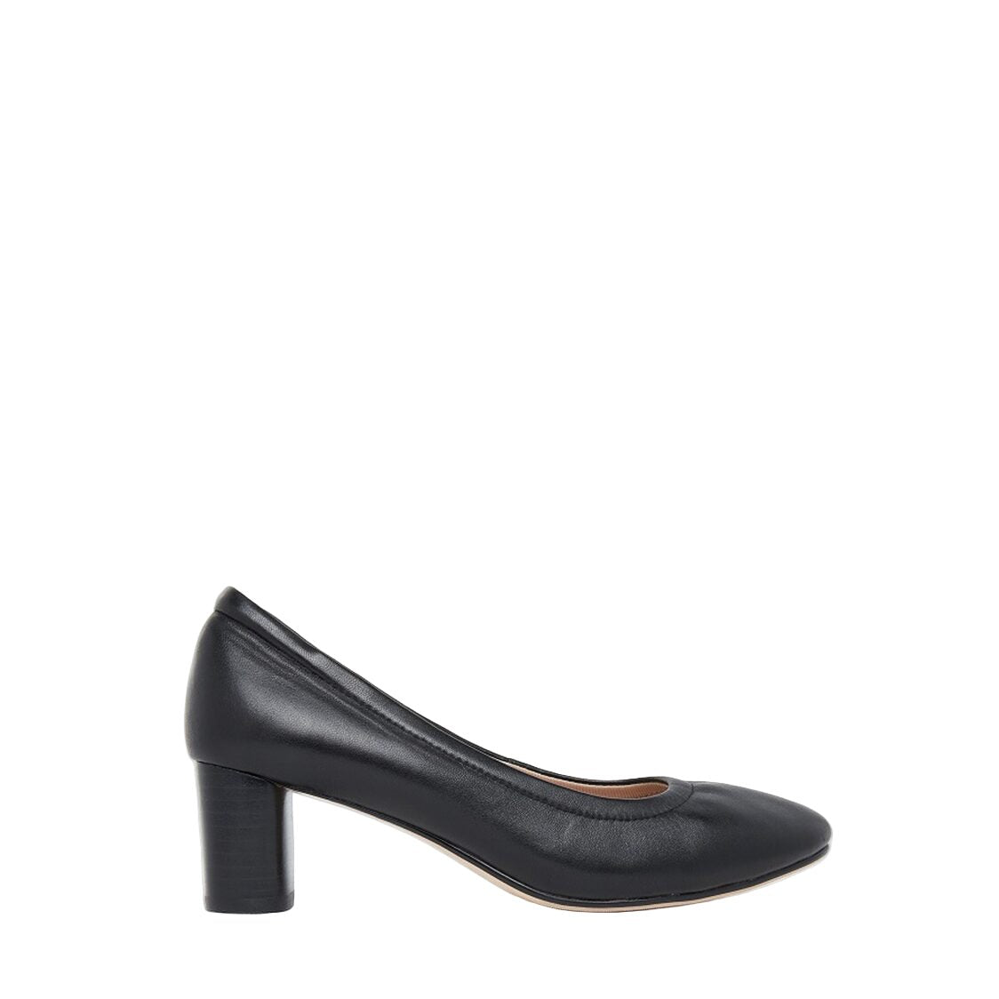 Caratti 9031 Classic Leather Heels (Mid) - Black - Metro Singapore Departmental Store - Celebrating 69 Years in SG