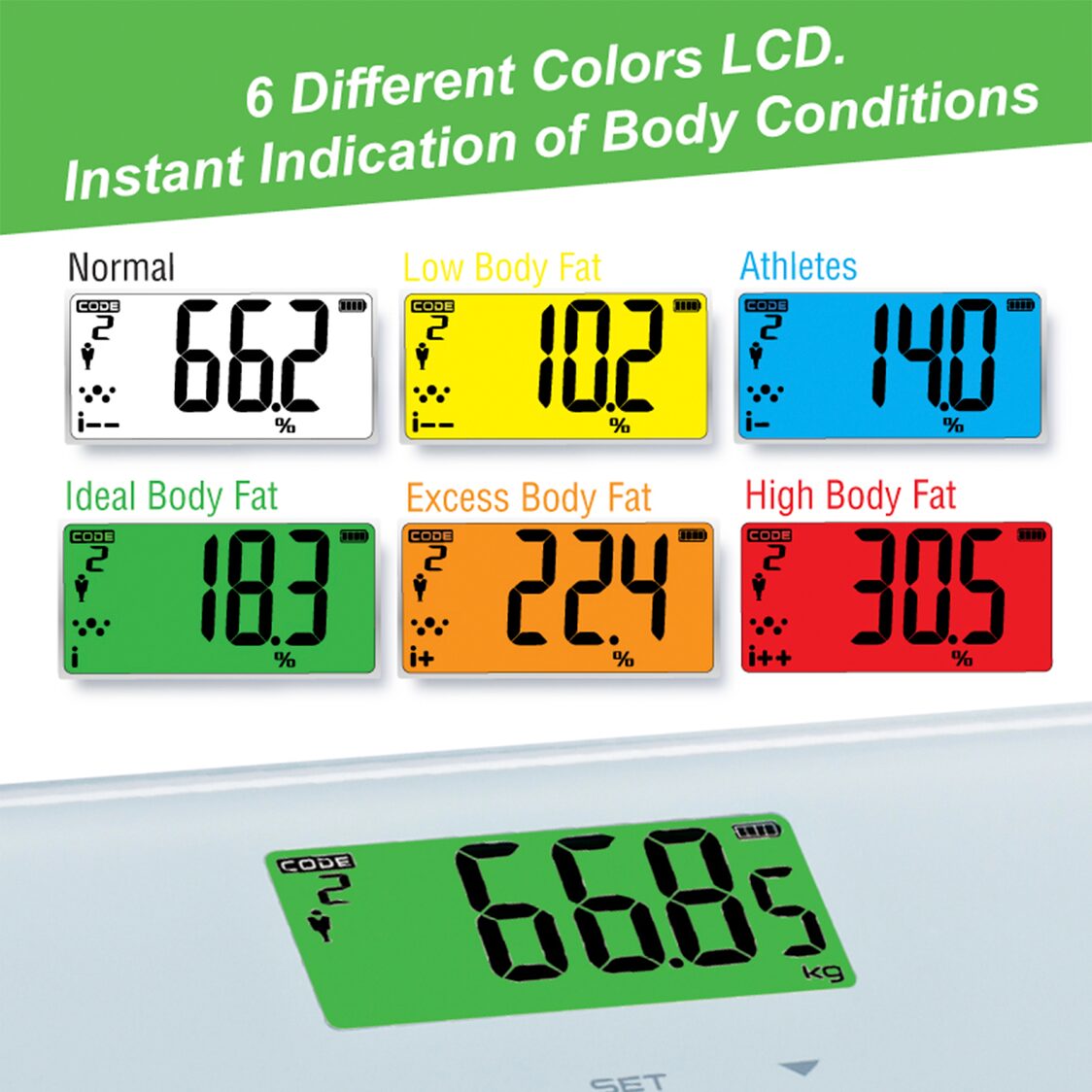 Endo Digital High Precision Body Fat Analysis Scale (E-DBAS853)