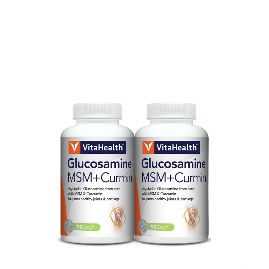 VitaHealth Glucosamine MSM+Curmin 2x90 Vegetable Capsules