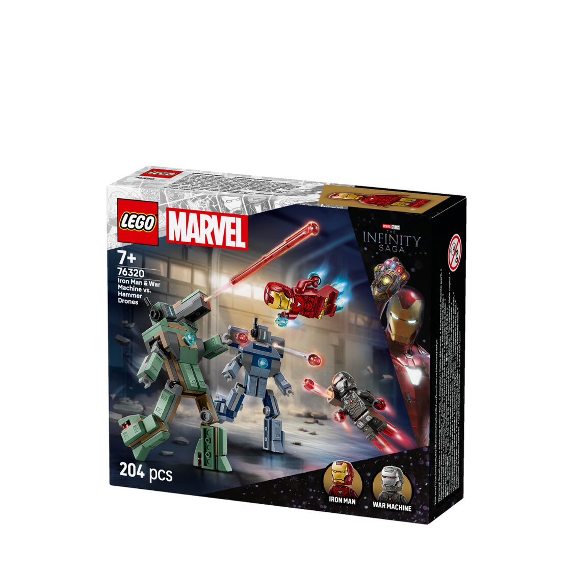 Lego Iron Man & War Machine vs. Hammer Drones 76320