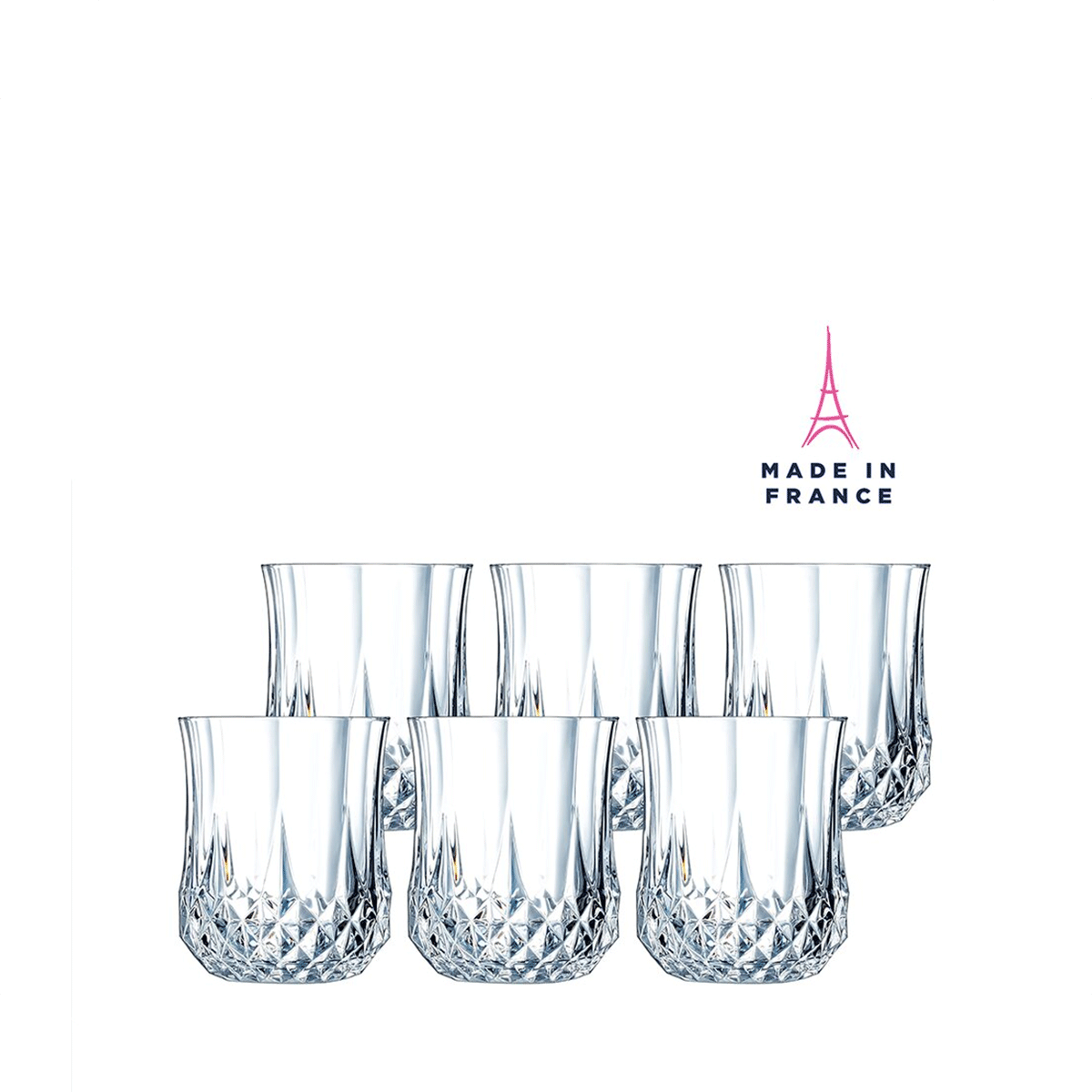 Cda Cda Longchamp 6pc 23cl Old Fashioned Tumbler Set - Metro Singapore Departmental Store - Celebrating 69 Years in SG