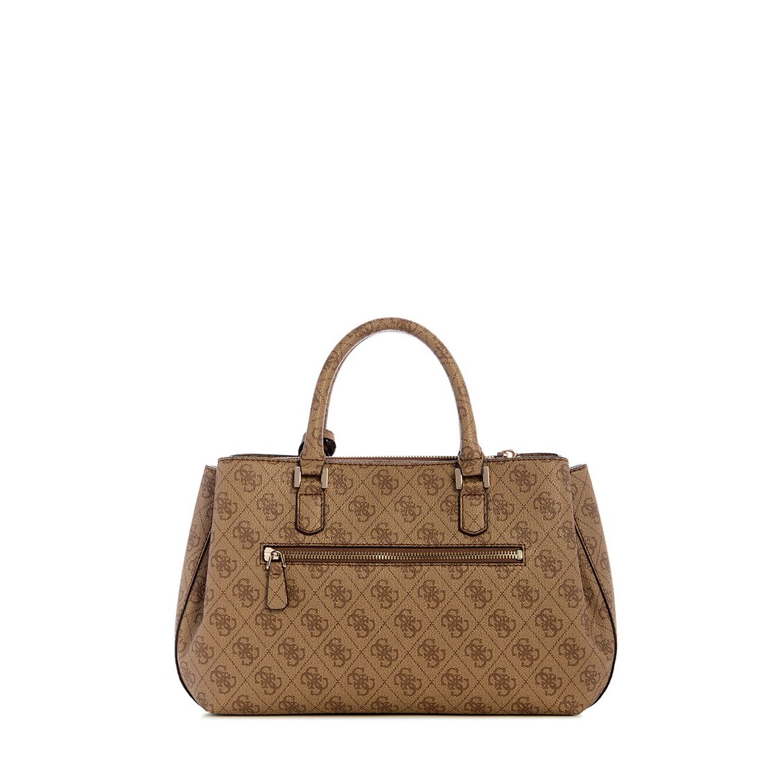 Guess Katya Girlfriend Satchel - Latte Logo