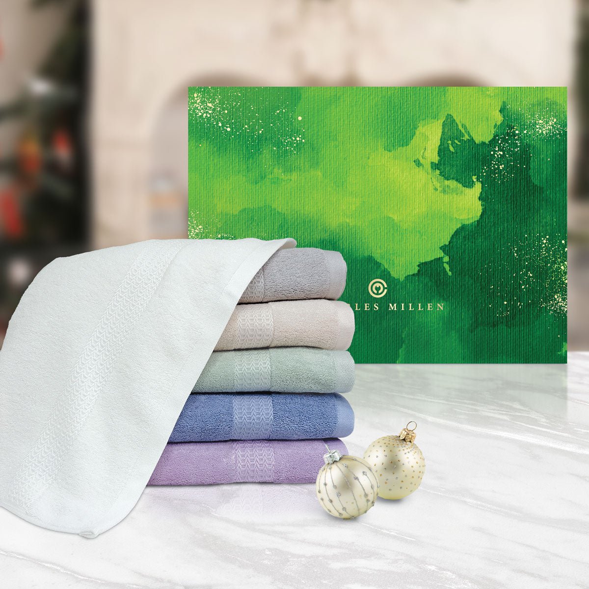 Charles Millen Signature Collection 1 Piece Bamboo Cotton Bath Towel Gift Set – Boston - Metro Singapore Departmental Store - Celebrating 69 Years in SG