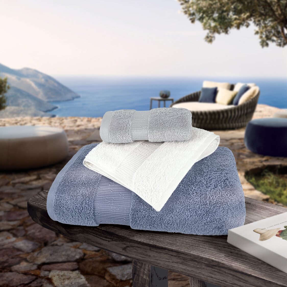 Charles Millen Signature Collection Egyptian Cotton Bath Towel – MAIA (VOIAGE series) - Metro Singapore Departmental Store - Celebrating 69 Years in SG