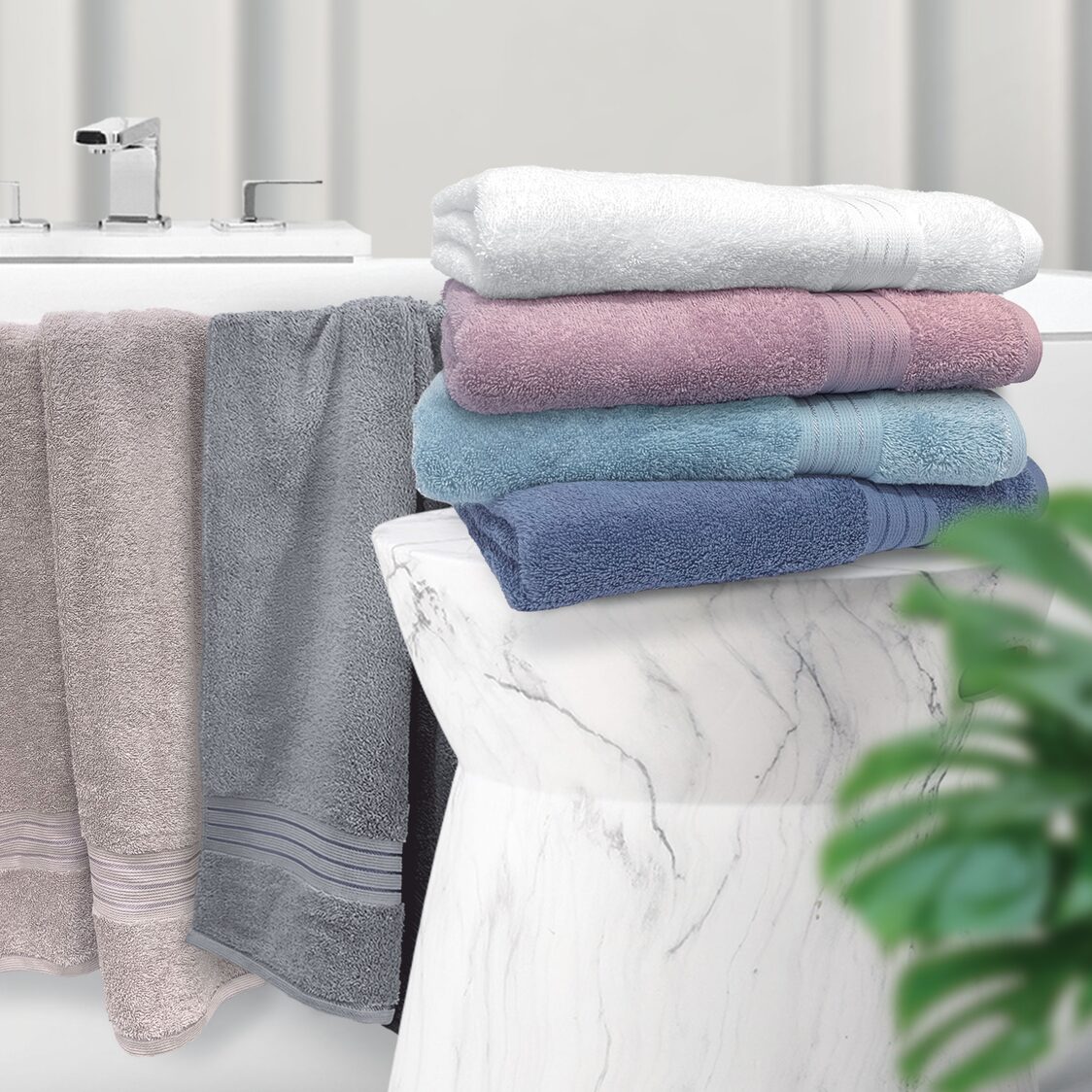 Charles Millen Signature Collection Regis Egyptian Cotton Bath Towel - Metro Singapore Departmental Store - Celebrating 69 Years in SG