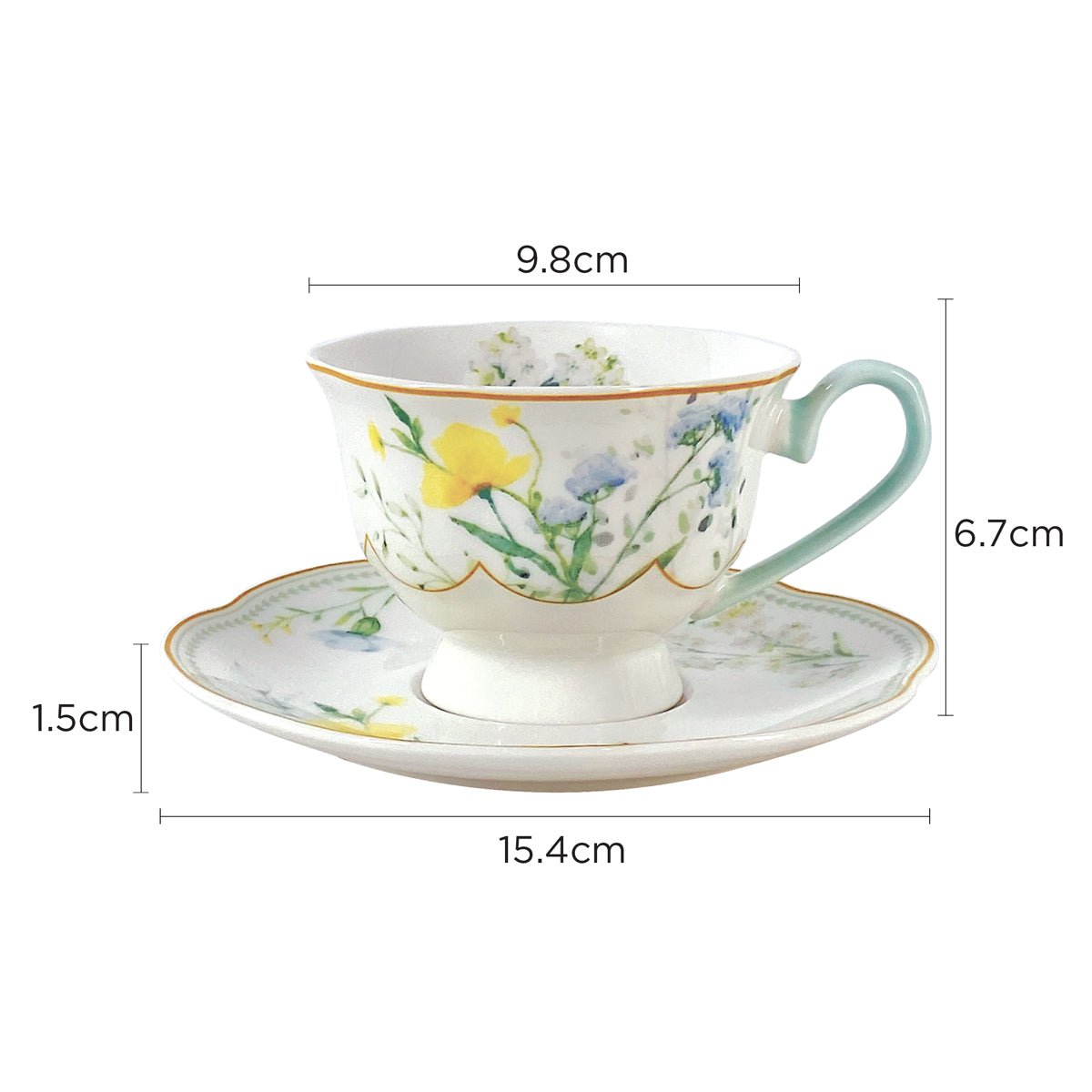 Charles Millen Soirée Botanique Fine Porcelain Tableware - Buttercup - Metro Singapore Departmental Store - Celebrating 69 Years in SG