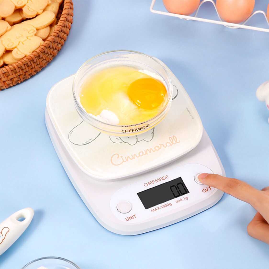 Chefmade ABS Electronic Kitchen Scale Cinnamoroll - 1898CM - CL5038 - Metro Singapore Departmental Store - Celebrating 69 Years in SG