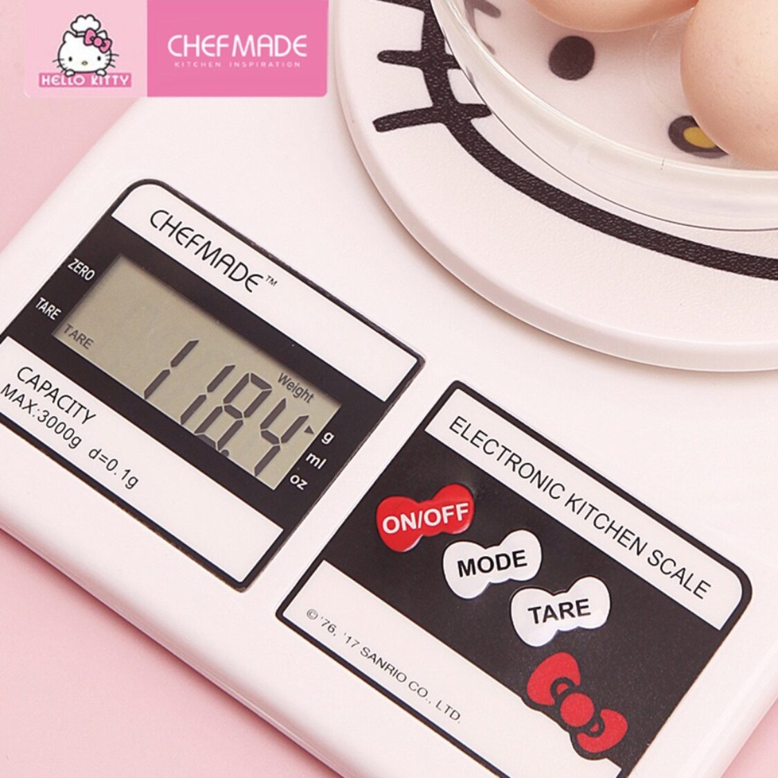 Chefmade Hello Kitty ABS Electronic Kitchen Scale 1898CM - KT7014 - Metro Singapore Departmental Store - Celebrating 69 Years in SG