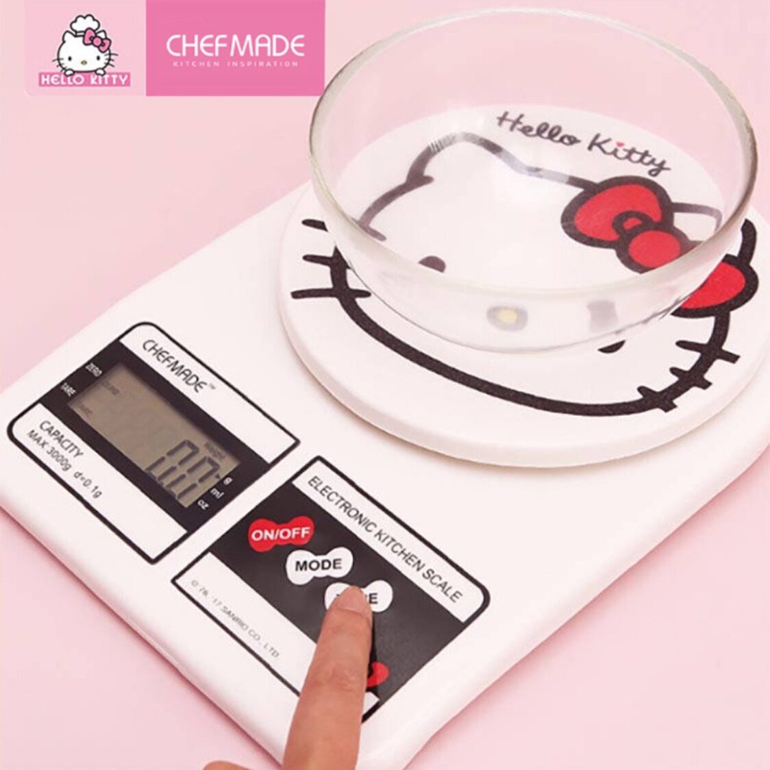 Chefmade Hello Kitty ABS Electronic Kitchen Scale 1898CM - KT7014 - Metro Singapore Departmental Store - Celebrating 69 Years in SG