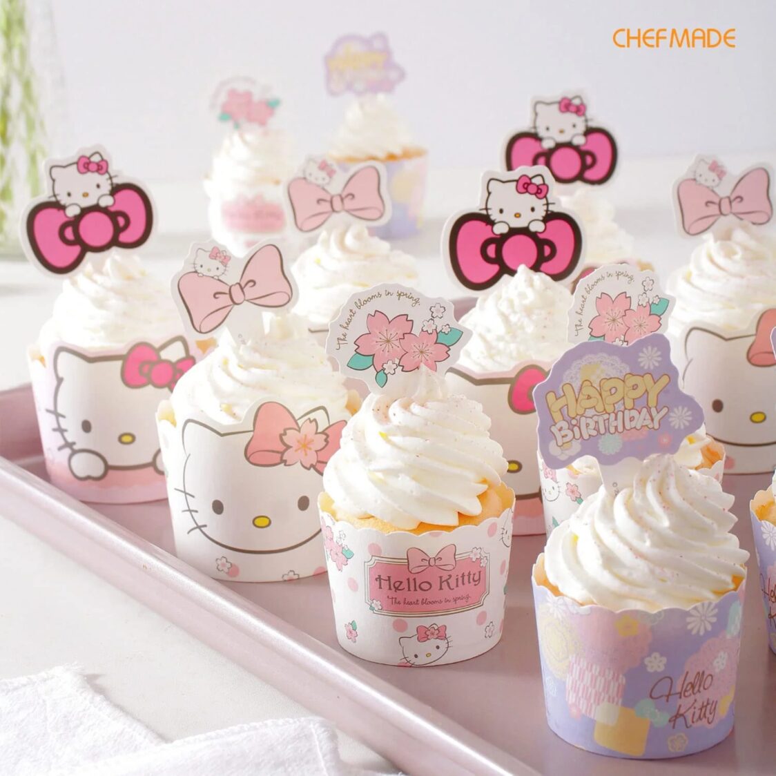 Chefmade Hello Kitty Baking Cups Set 1898CM - KT7121 - Metro Singapore Departmental Store - Celebrating 69 Years in SG