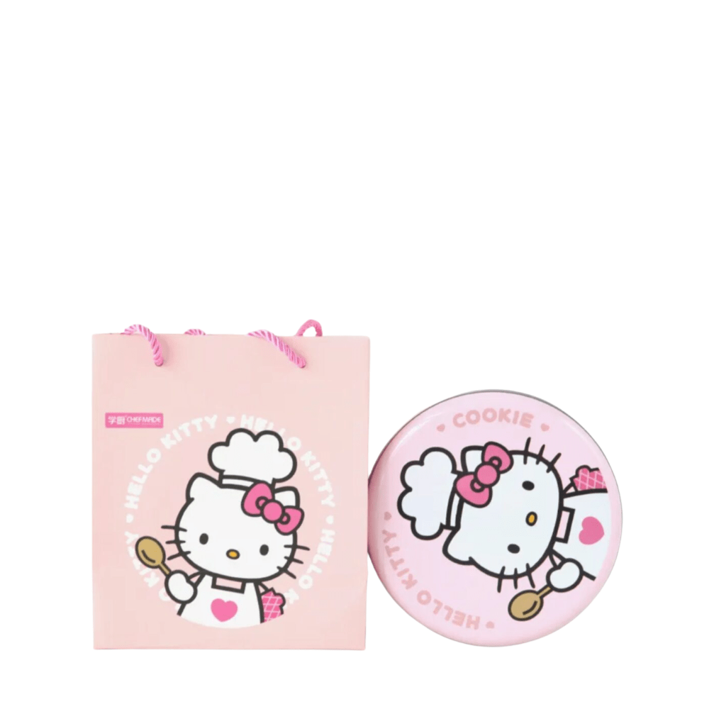 Chefmade Hello Kitty Cookie Tin 1898CM - KT7065 - Pink - Metro Singapore Departmental Store - Celebrating 69 Years in SG