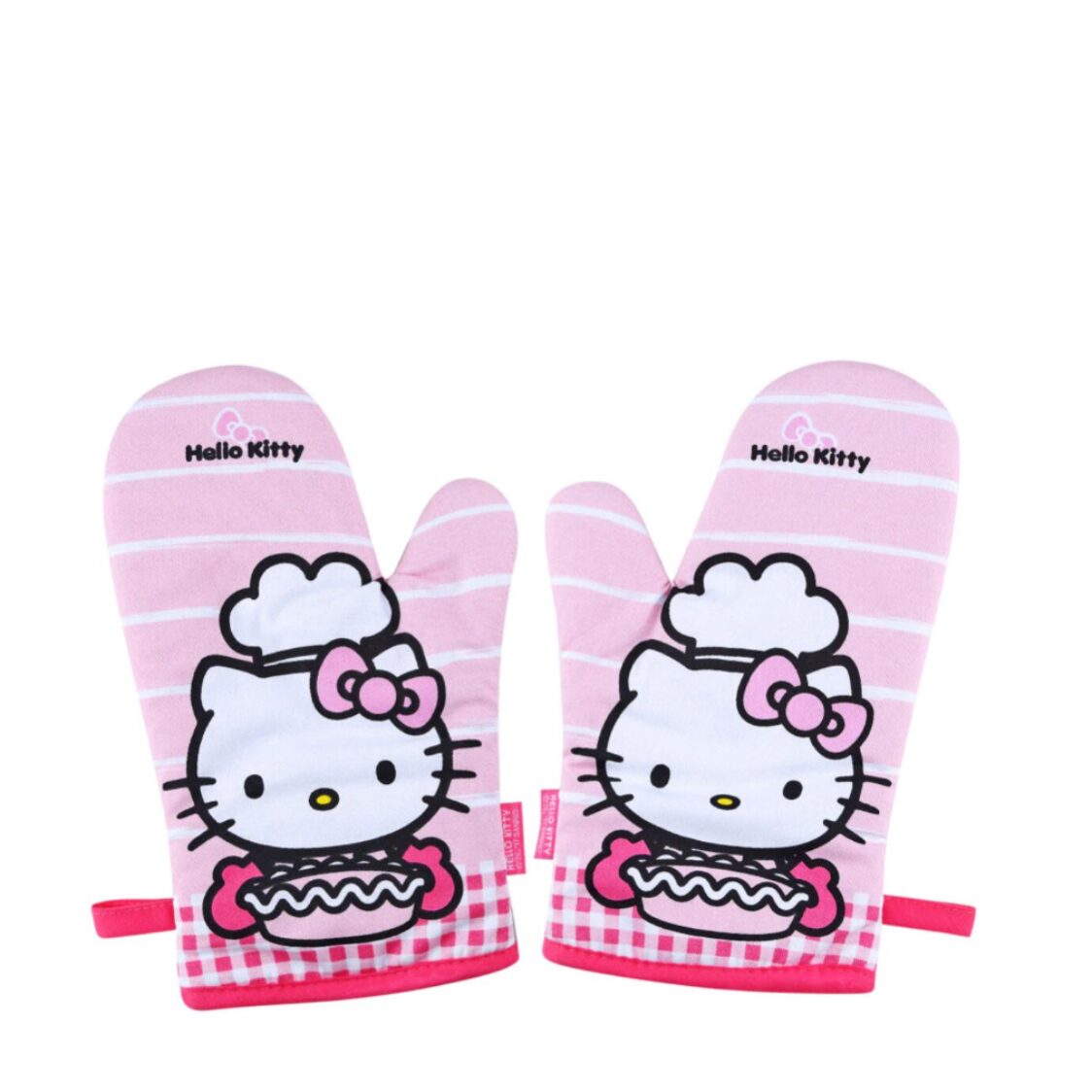 Chefmade Hello Kitty Cotton Polyester Oven Mitt 2pcs/Set 1898CM - KT7020 - Metro Singapore Departmental Store - Celebrating 69 Years in SG