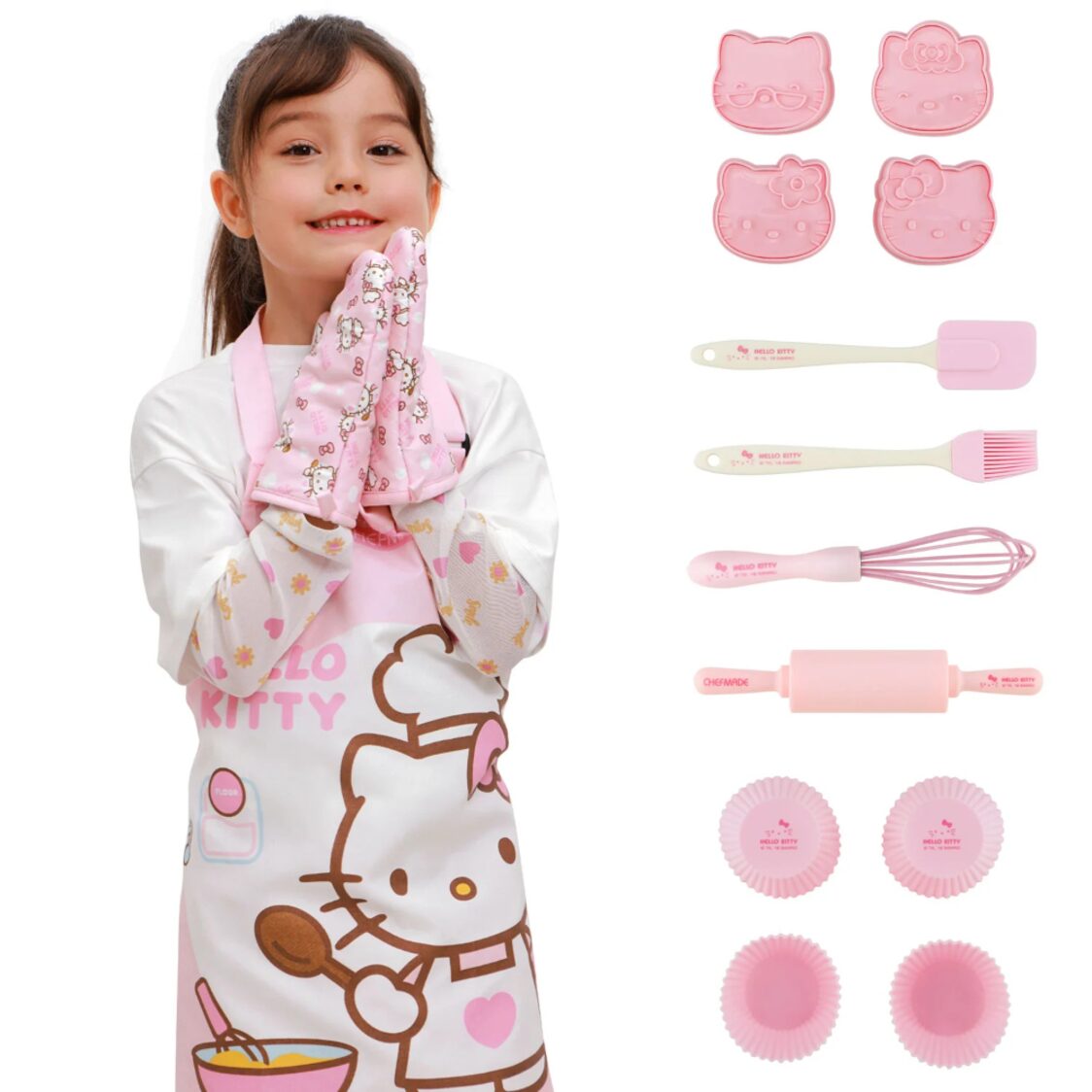 Chefmade Hello Kitty Kids Baking 15pcs Set 1898CM - KT7071 - Metro Singapore Departmental Store - Celebrating 69 Years in SG