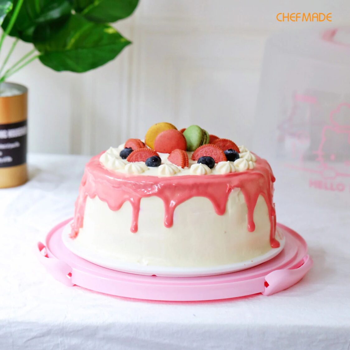 Chefmade Hello Kitty PP Cake Carrier 1898CM - KT7034 - Metro Singapore Departmental Store - Celebrating 69 Years in SG