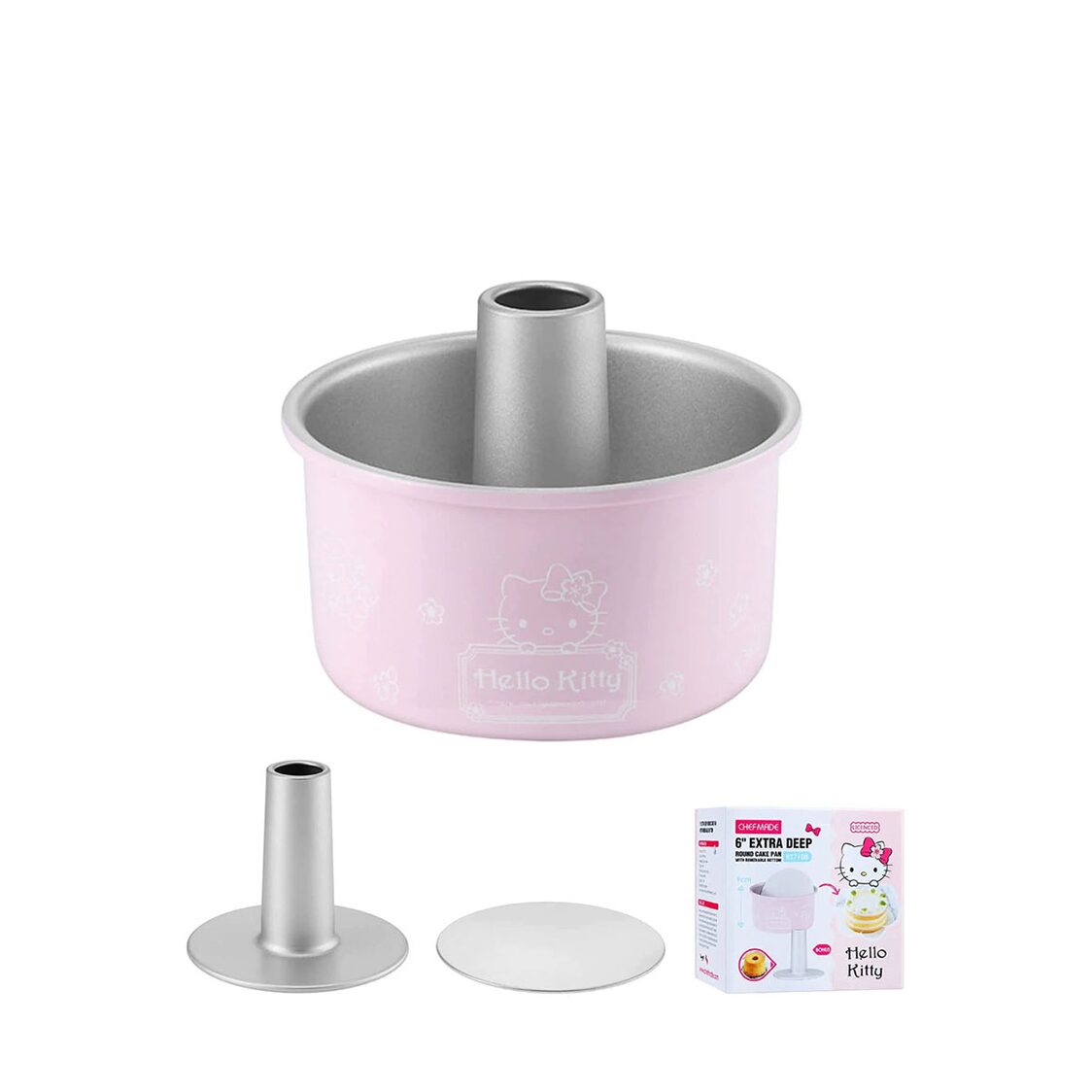 Chefmade Hello Kitty Round Deep Cake Pan with Removable Bottom 1898CM - KT7108 - Metro Singapore Departmental Store - Celebrating 69 Years in SG