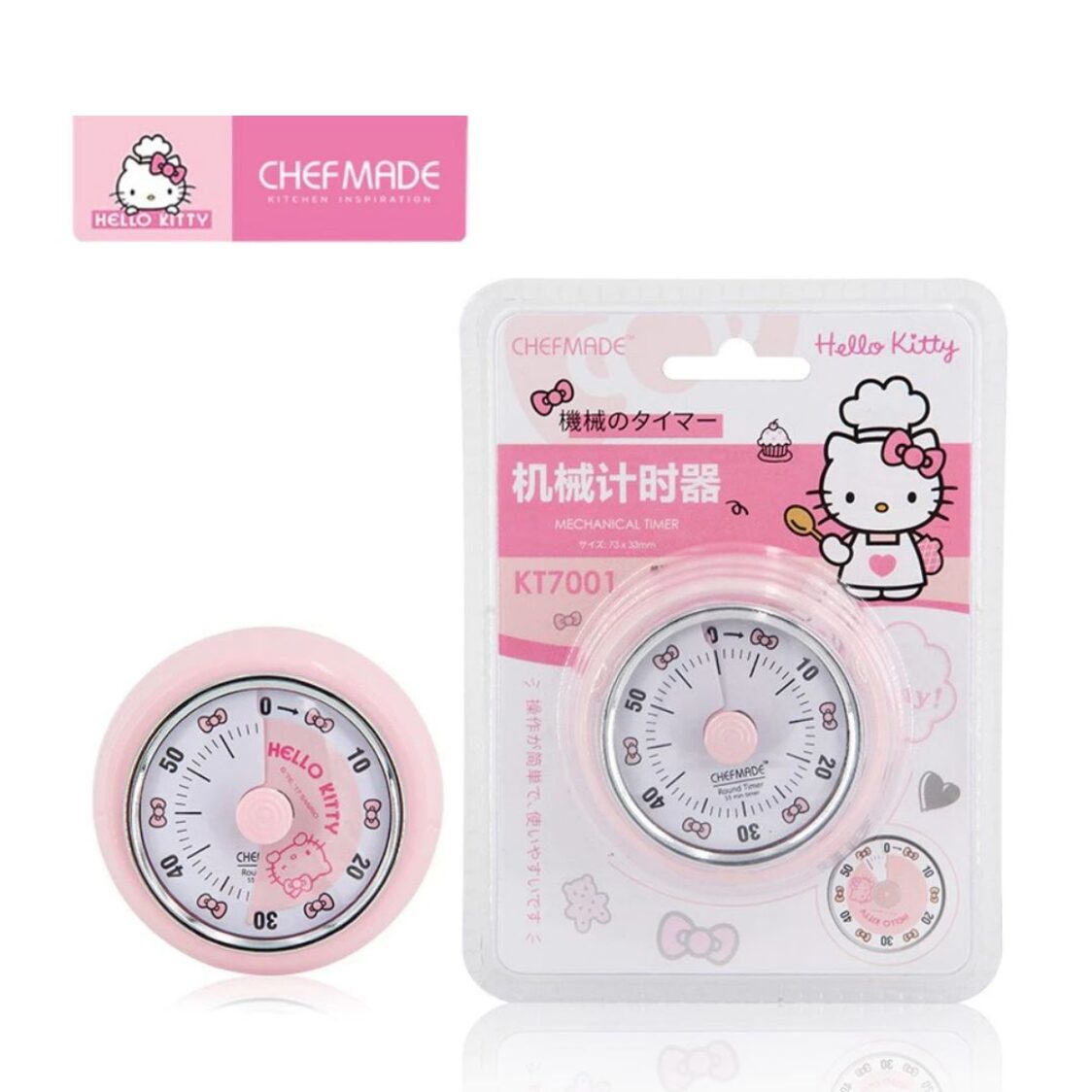 Chefmade Mechanical Timer Hello Kitty - 1898CM - KT7001 - Metro Singapore Departmental Store - Celebrating 69 Years in SG