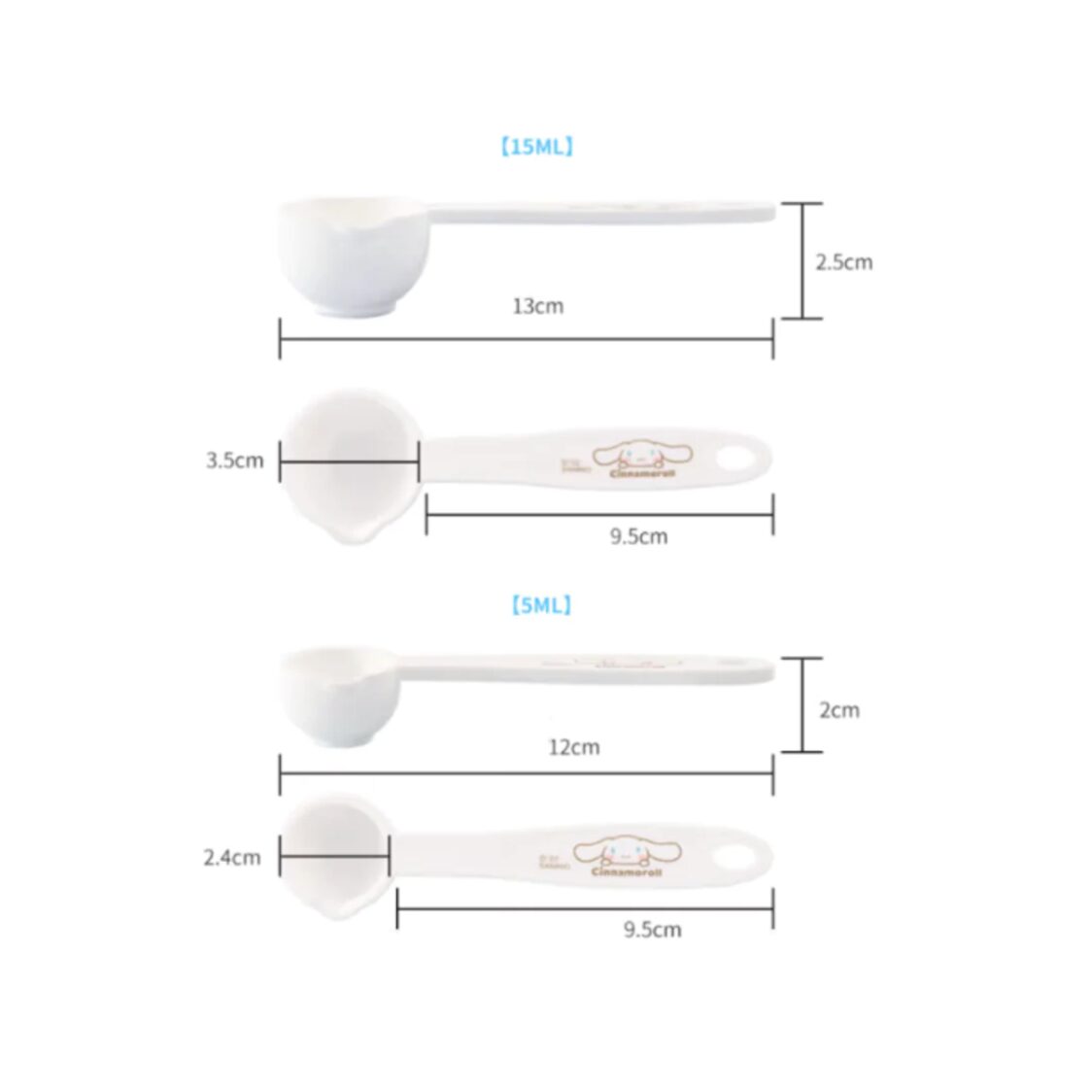 Chefmade Plastic Measuring Spoon 4pcs WH Cinnamoroll 1898cm - CL5021 - Metro Singapore Departmental Store - Celebrating 69 Years in SG