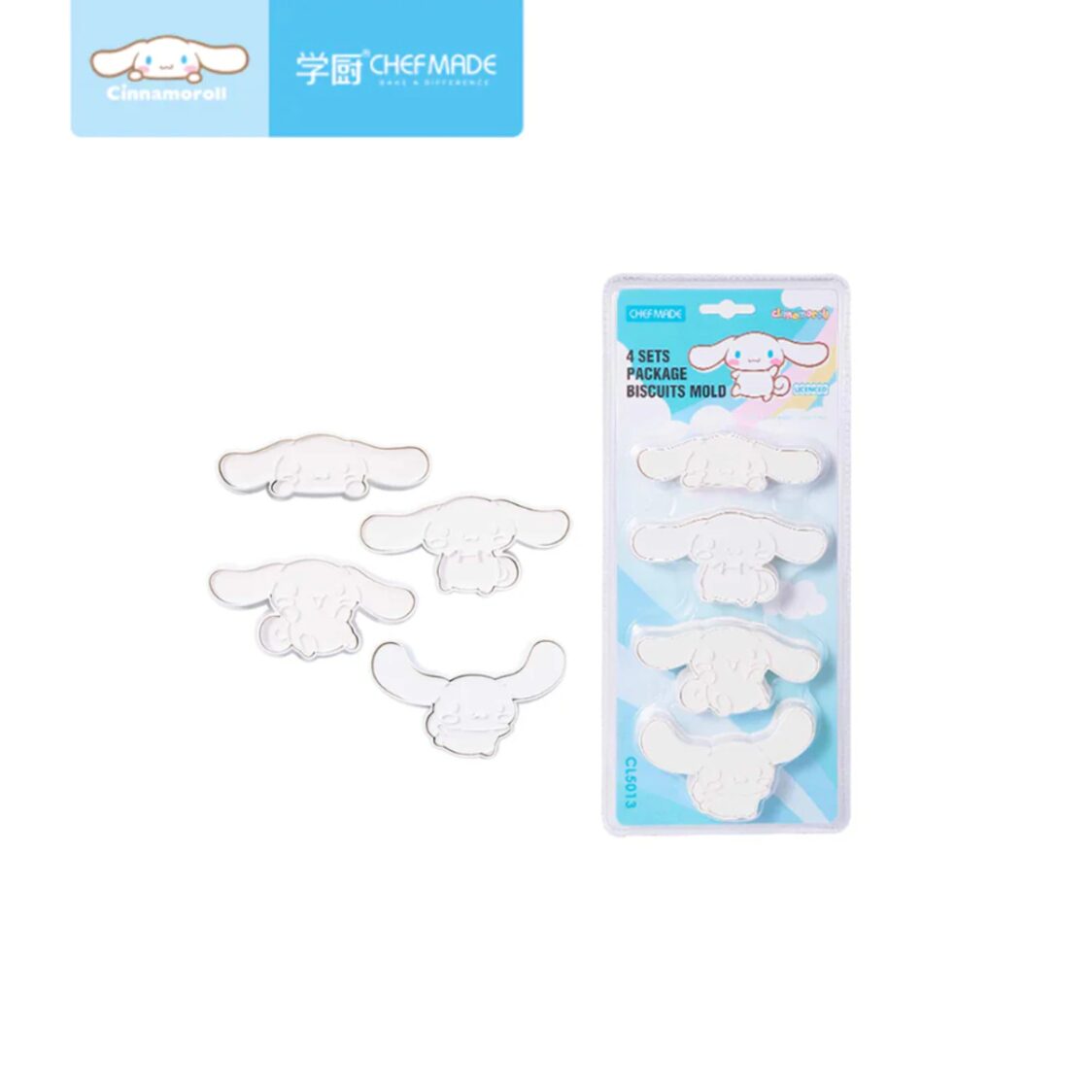 Chefmade Pp Biscuit Mould 4pcs WH Cinnamoroll 1898cm - CL5013 - Metro Singapore Departmental Store - Celebrating 69 Years in SG