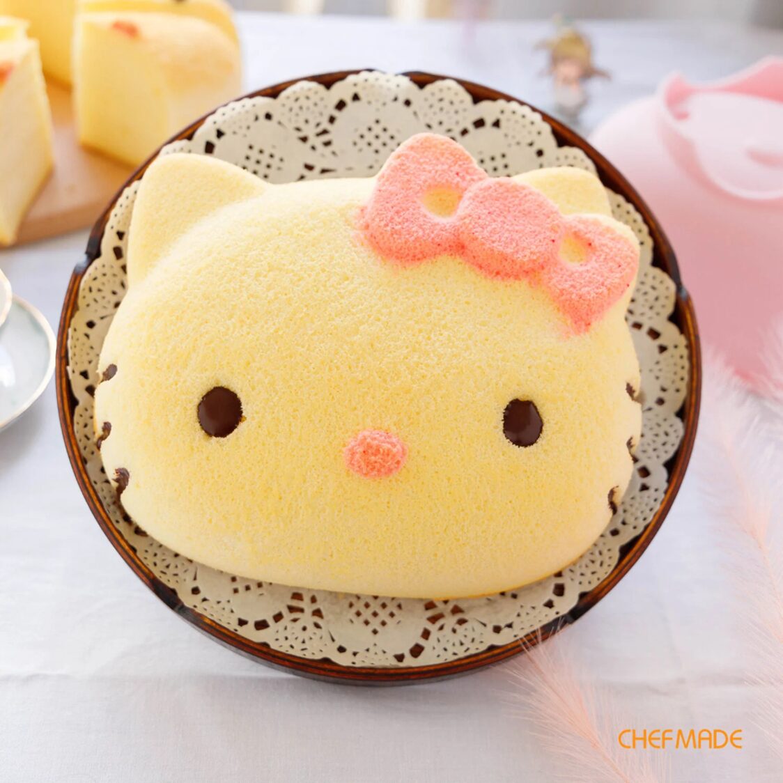 Chefmade Silicone Cake Mould 6 Inch Pink Hello Kitty 1898cm - KT7045 - Metro Singapore Departmental Store - Celebrating 69 Years in SG