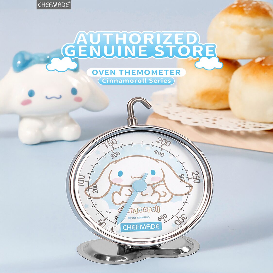 Chefmade S/S Oven Thermometer Cinnamoroll - 1898CM - CL5026 - Metro Singapore Departmental Store - Celebrating 69 Years in SG