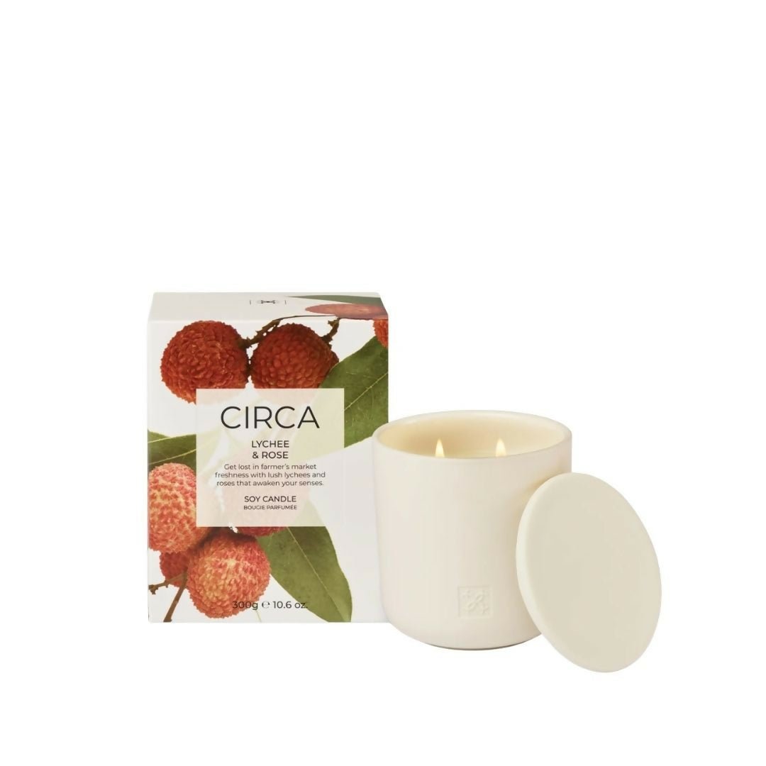 Circa Soy Candle 300g - Rose & Lychee - Metro Singapore Departmental Store - Celebrating 69 Years in SG