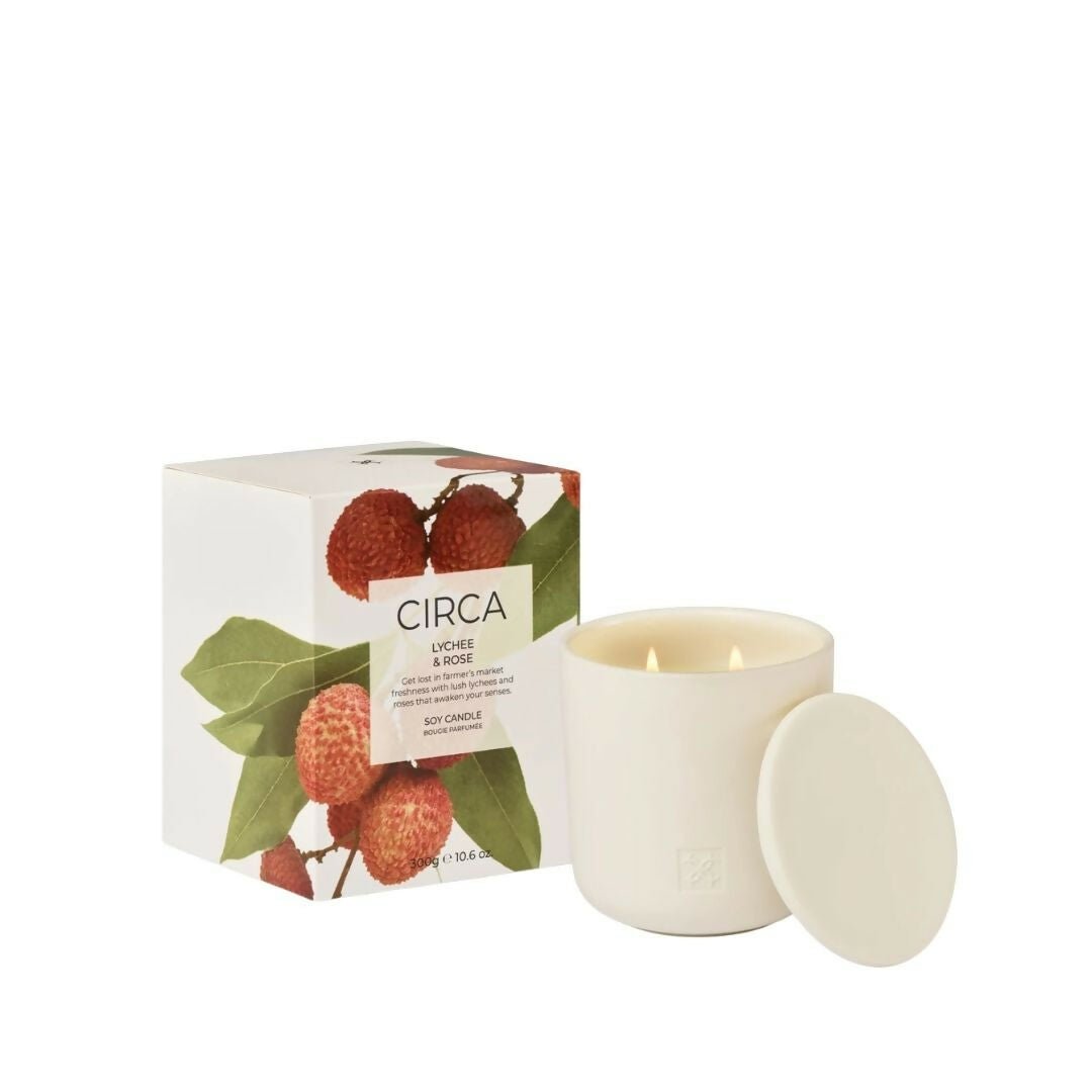 Circa Soy Candle 300g - Rose & Lychee - Metro Singapore Departmental Store - Celebrating 69 Years in SG
