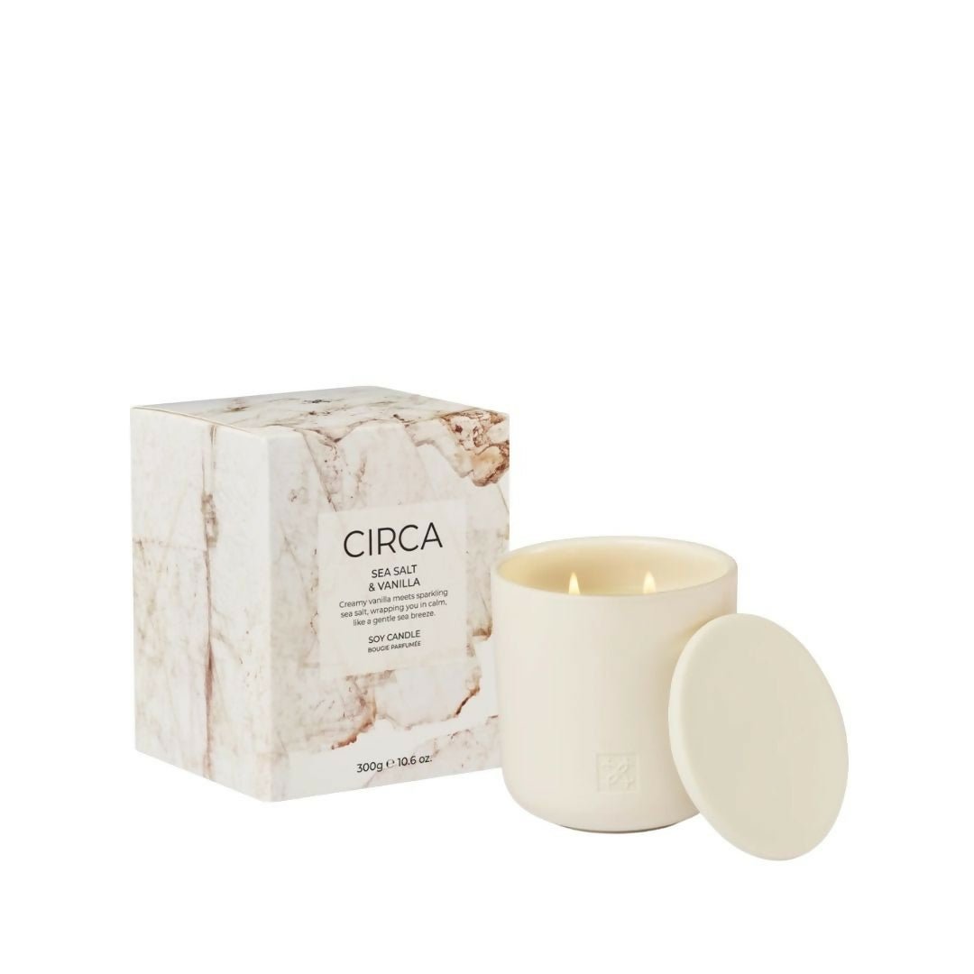 Circa Soy Candle 300g Sea Salt & Vanilla - Metro Singapore Departmental Store - Celebrating 69 Years in SG