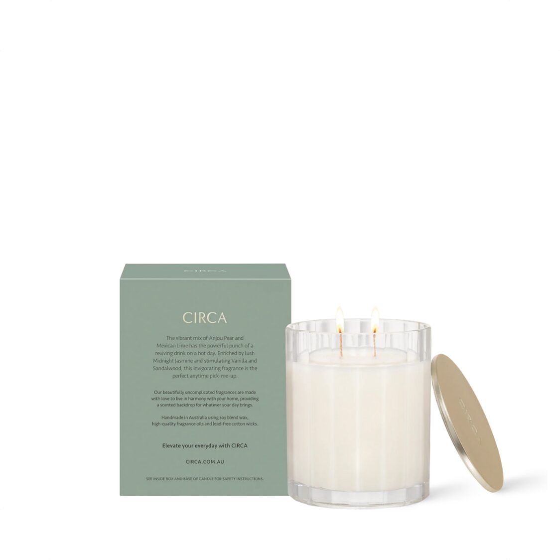 Circa Soy Candle - Pear & Lime - Metro Singapore Departmental Store - Celebrating 69 Years in SG