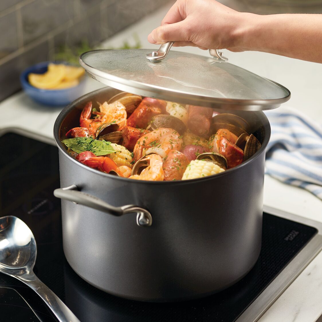 Circulon ScratchDefense A1 24cm/7.6L Covered Stockpot - Metro Singapore Departmental Store - Celebrating 69 Years in SG