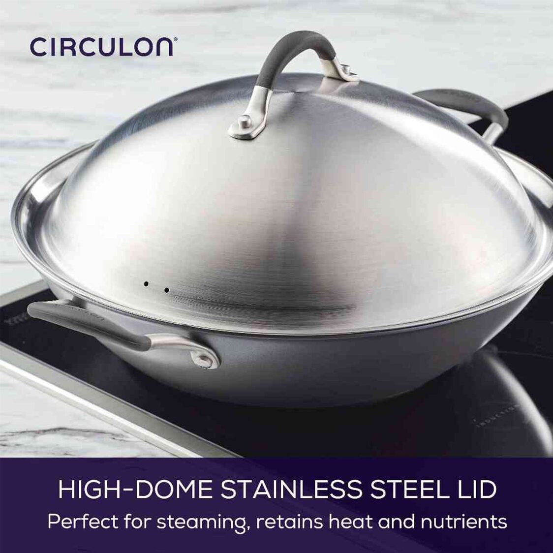 Circulon ScratchDefense A1 36cm Covered Wok - Metro Singapore Departmental Store - Celebrating 69 Years in SG