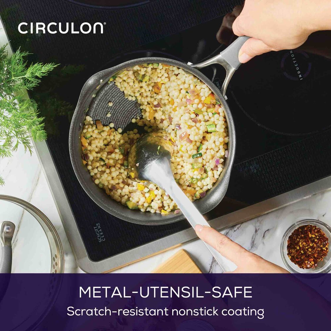 Circulon ScratchDefense A1 Nonstick 14cm/0.9L Milk Pan with Spout - Metro Singapore Departmental Store - Celebrating 69 Years in SG
