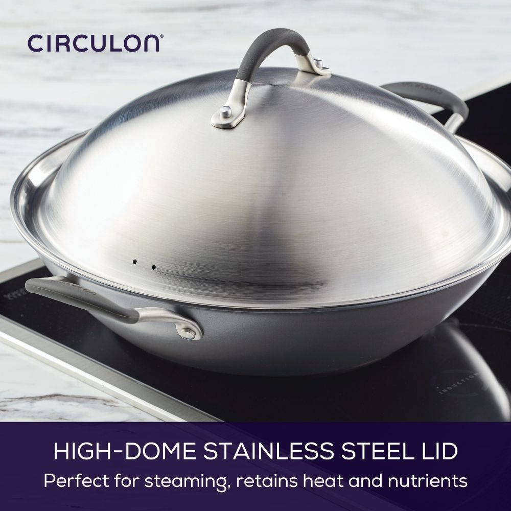 Circulon ScratchDefense A1 Nonstick 36cm Covered Wok 81830 - Metro Singapore Departmental Store - Celebrating 69 Years in SG