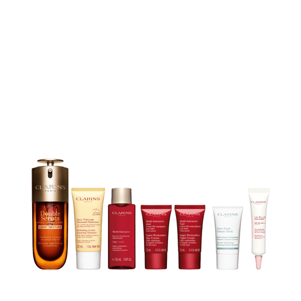 Clarins Double Serum Light Texture 50ml Set (Worth $421) - Metro Singapore Departmental Store - Celebrating 69 Years in SG