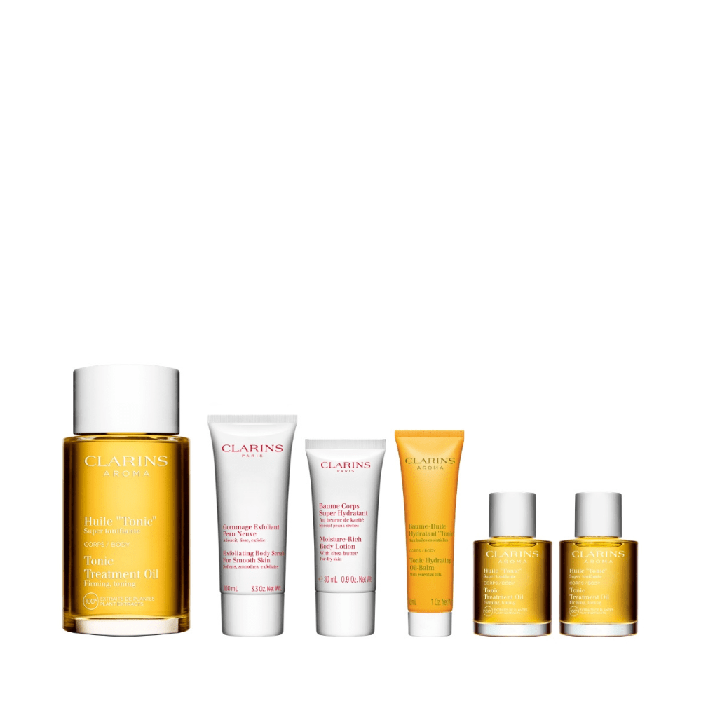 Clarins Tonic Body Oil 100ml Set (Worth $233) - Metro Singapore Departmental Store - Celebrating 69 Years in SG