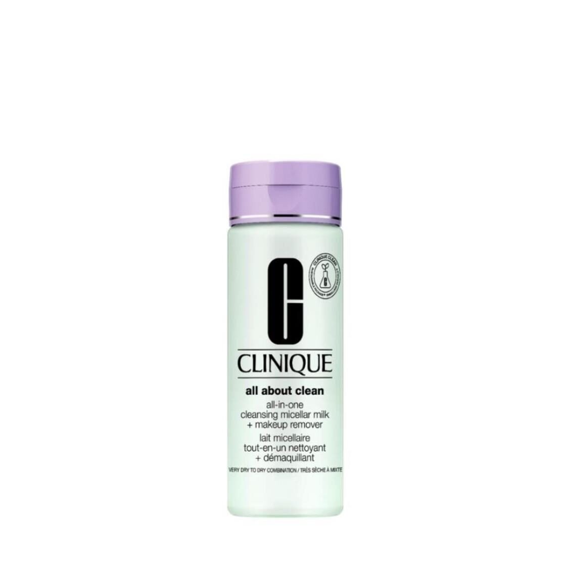 Clinique All About Clean™ All - in - One Cleansing Micellar Milk + Makeup Remover - Dry/Dry Combination - Metro Singapore Departmental Store - Celebrating 69 Years in SG